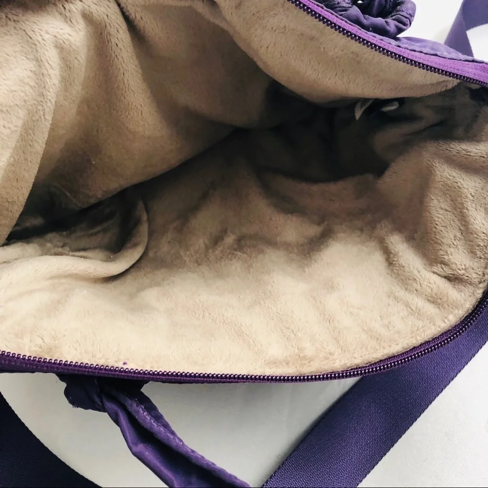 Marc by Marc Jacobs purple laptop tablet bag with adjustable removable strap